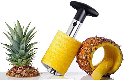 Stainless Steel Fruit Pineapple Peeler Corer Slicer Cutter