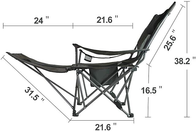 reclining camping chair